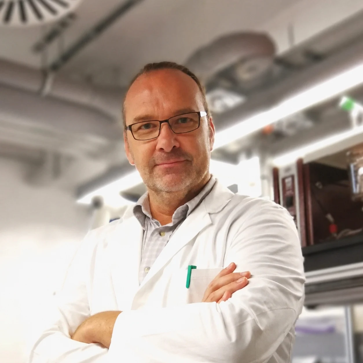 Alexander Groß im Labor
